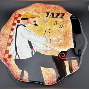 Ambiance “All That Jazz” serving plate. PM. Design Group INC. 11”